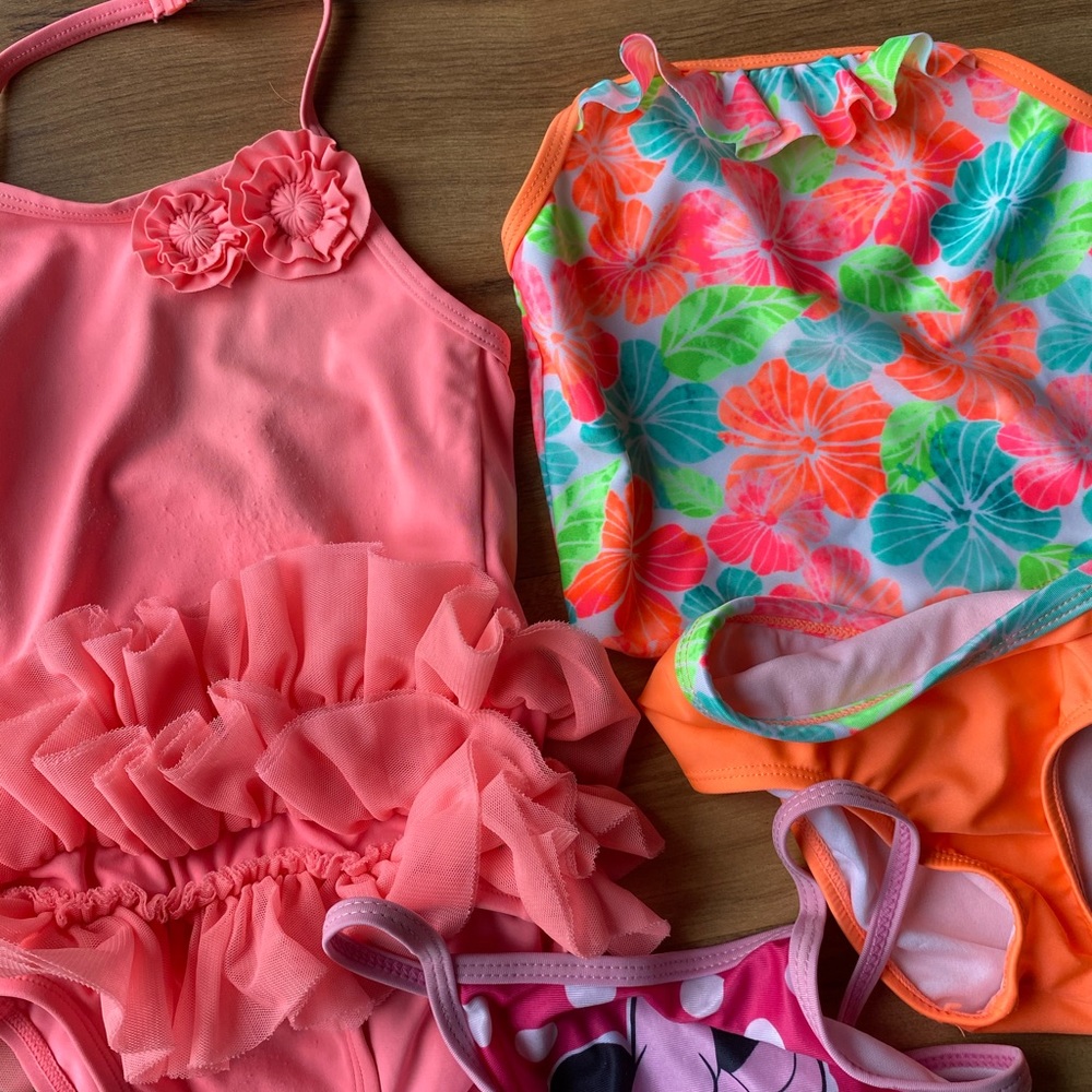 TODDLER GIRLS BATHING SUIT BUNDLE! - Picture 2 of 3